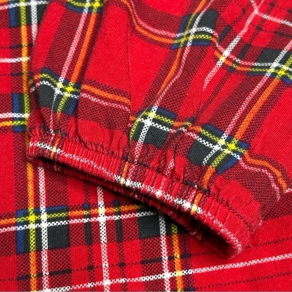 Crewcuts red plaid ruffle girls top size 12 - Picture 4 of 6